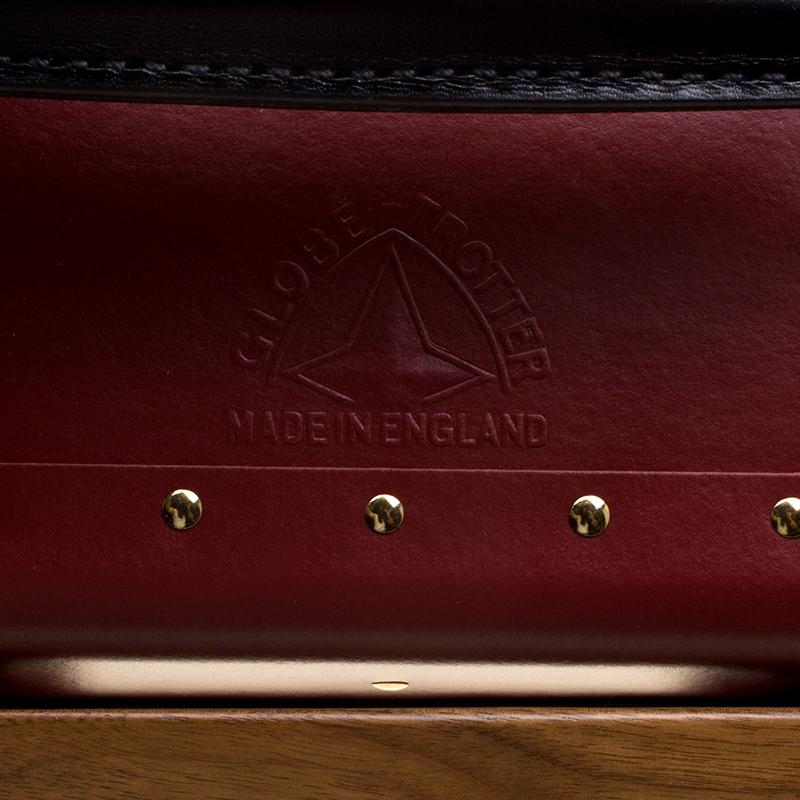 Black Globe Trotter Burgundy 4 Piece Limited Edition Chivas Regal Luggage Set