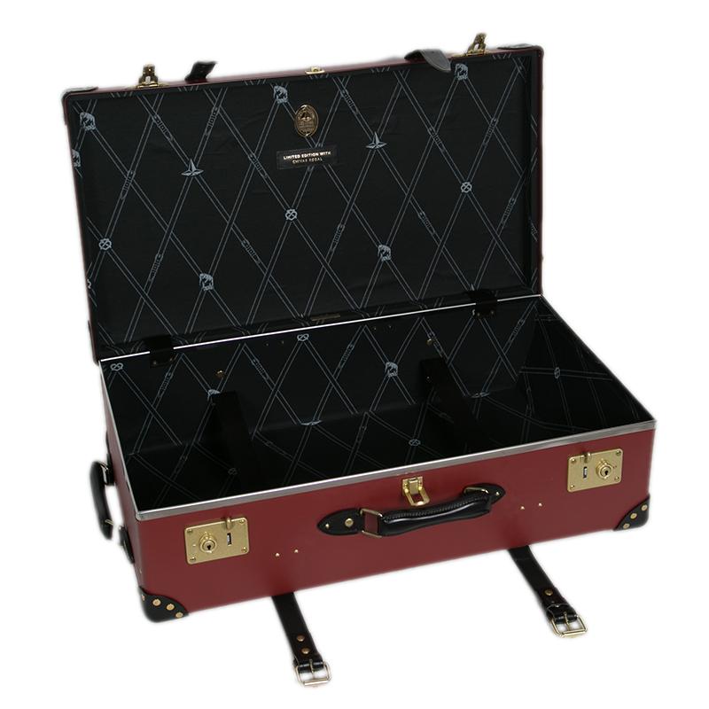 Women's or Men's Globe Trotter Burgundy 4 Piece Limited Edition Chivas Regal Luggage Set