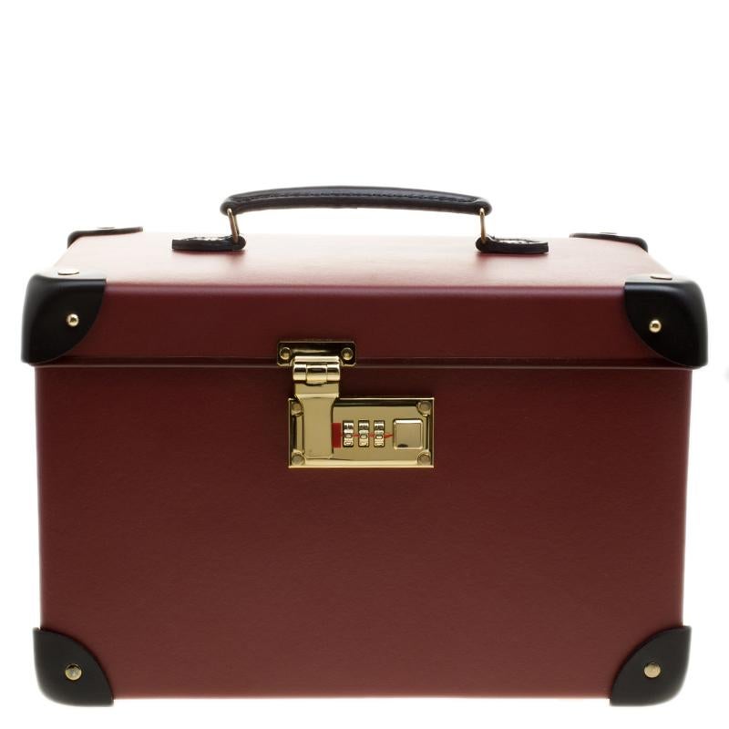 Globe Trotter Burgundy 4 Piece Limited Edition Chivas Regal Luggage Set 9