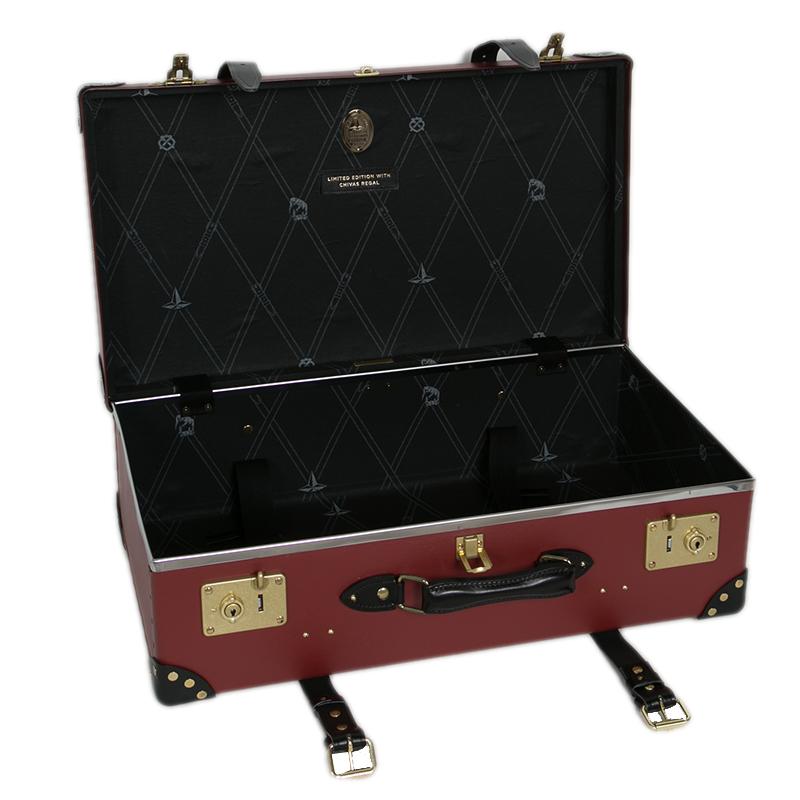 Globe Trotter Burgundy 4 Piece Limited Edition Chivas Regal Luggage Set 10