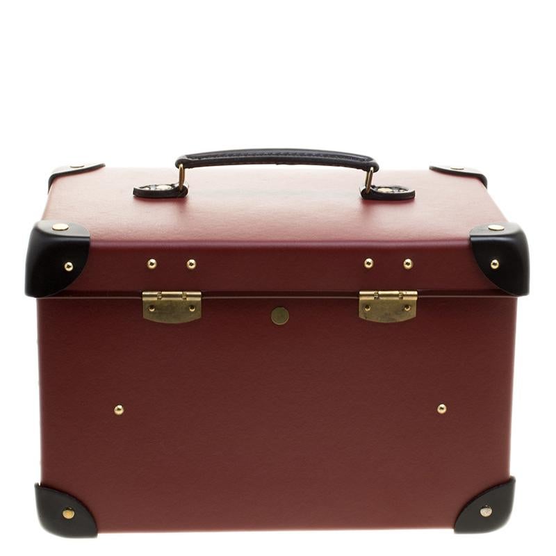Globe Trotter Burgundy 4 Piece Limited Edition Chivas Regal Luggage Set 11