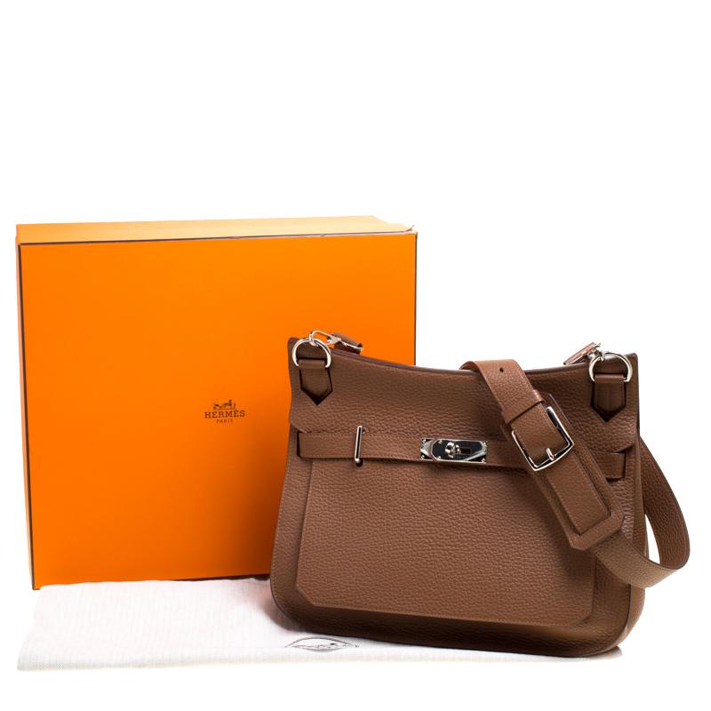Hermes Gold Clemence Leather Jypsiere 34 Bag 3