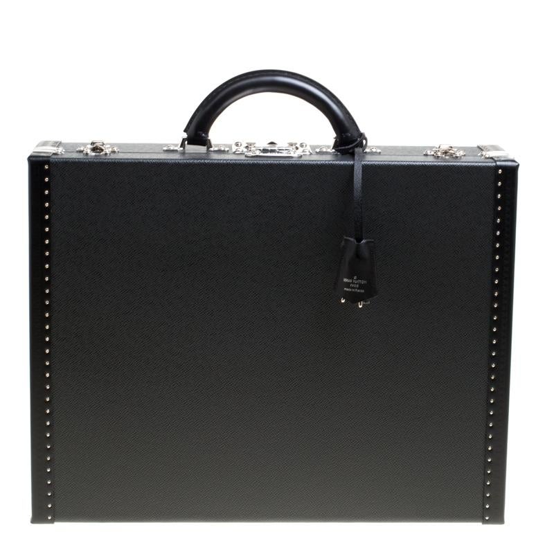 Louis Vuitton Black Taiga Leather President Briefcase 2