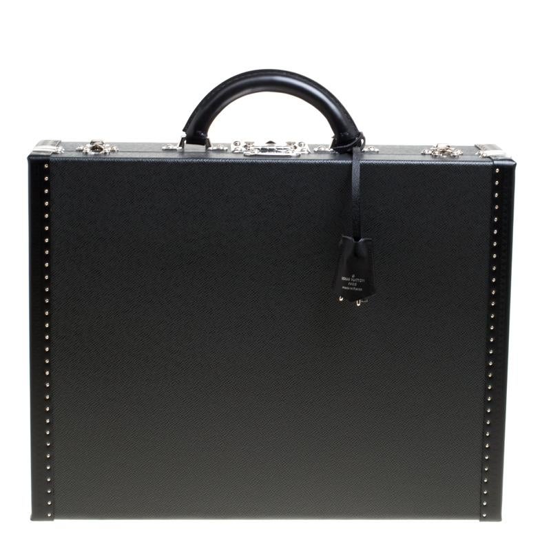 Louis Vuitton Black Taiga Leather President Briefcase 1
