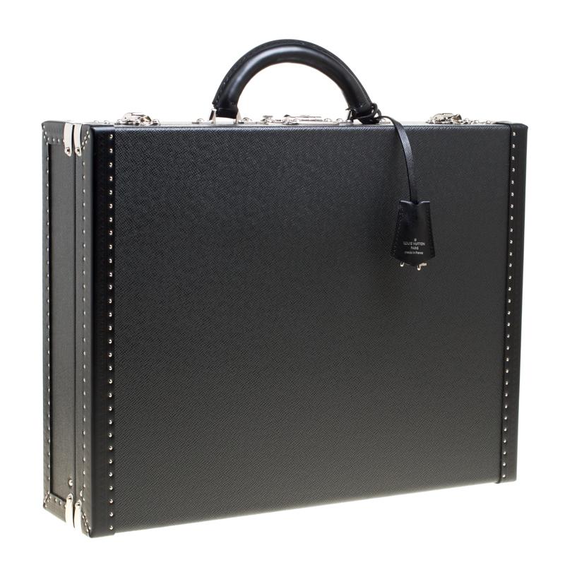 Louis Vuitton Black Taiga Leather President Briefcase 3