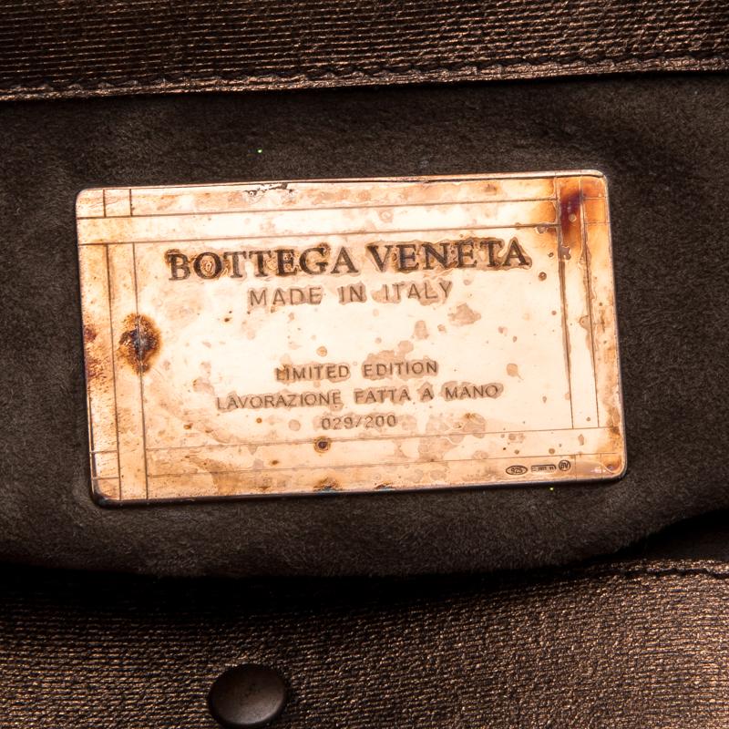 Bottega Veneta Bronze Pleated Leather Limited Edition 029/200 Hobo 6