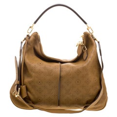Louis Vuitton Brown Monogram Mahina Leather Selene MM Bag
