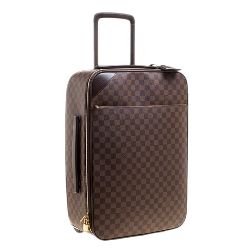 Louis Vuitton Damier Ebene Canvas Pegase Light 55 Luggage 6