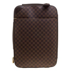 Louis Vuitton Damier Ebene Canvas Pegase Light 55 Luggage