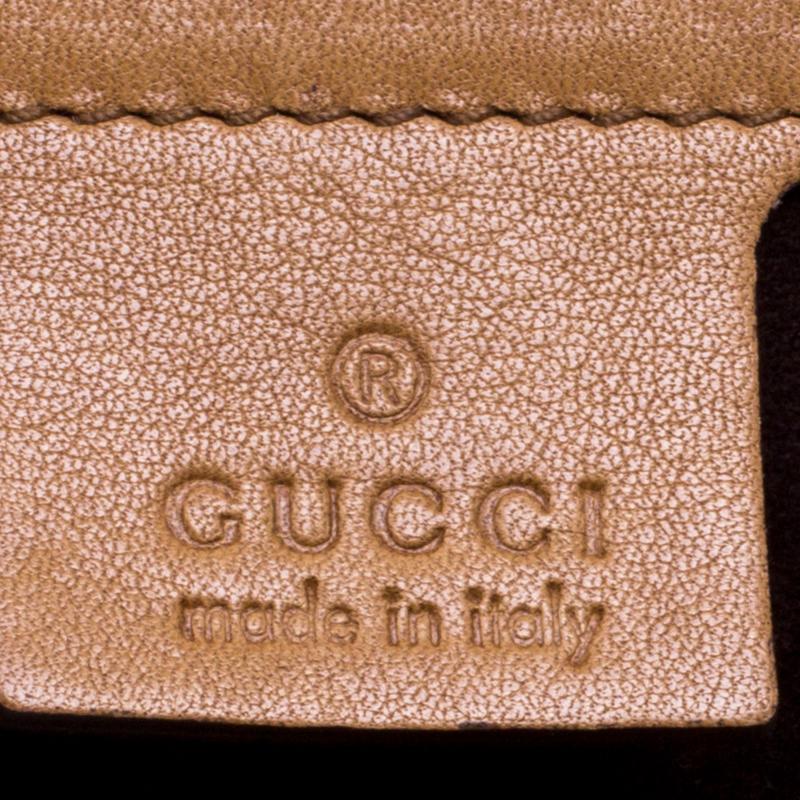 Gucci Brown Leather Medium Handmade Top Handle Satchel 1
