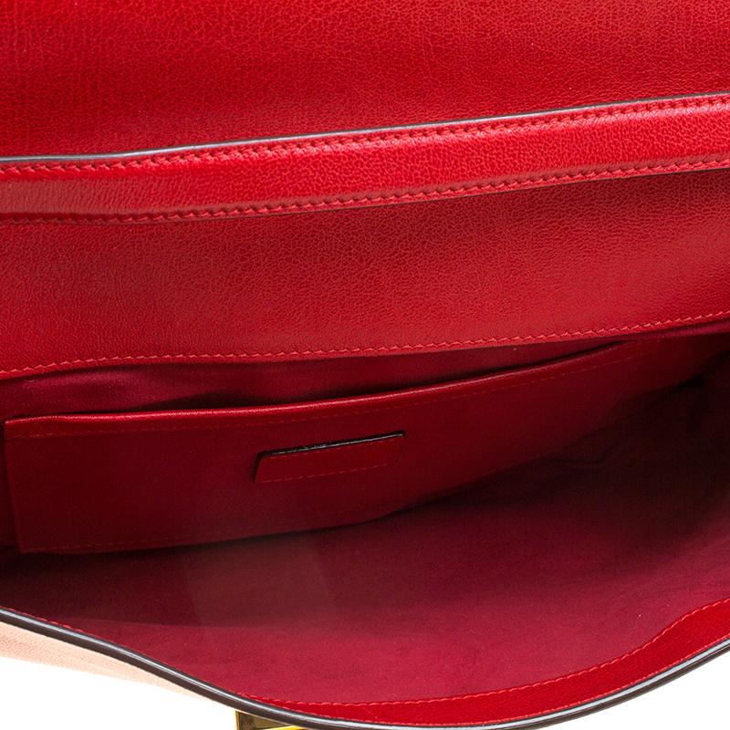 Tom Ford Red Leather Large East West Natalia Shoulder Bag 7
