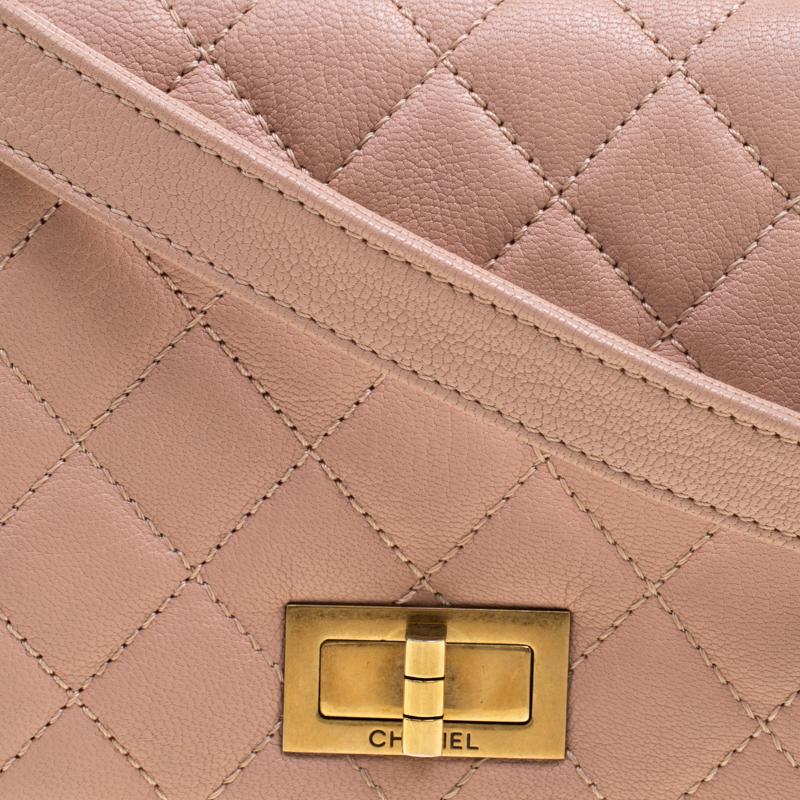Chanel Pink Quilted Leather Small Rita Flap Shoulder Bag 2