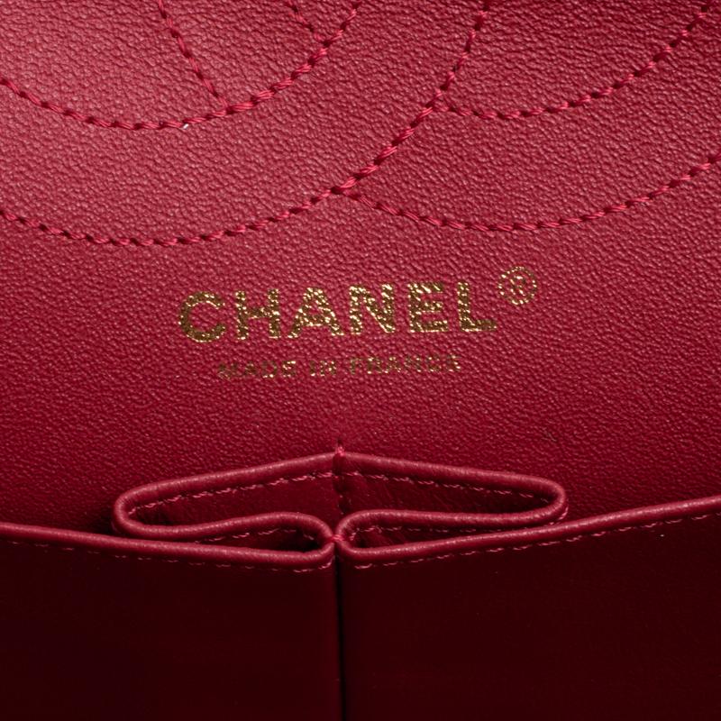 Chanel Red Quilted Leather Reissue 2.55 Classic 226 Flap Bag 3