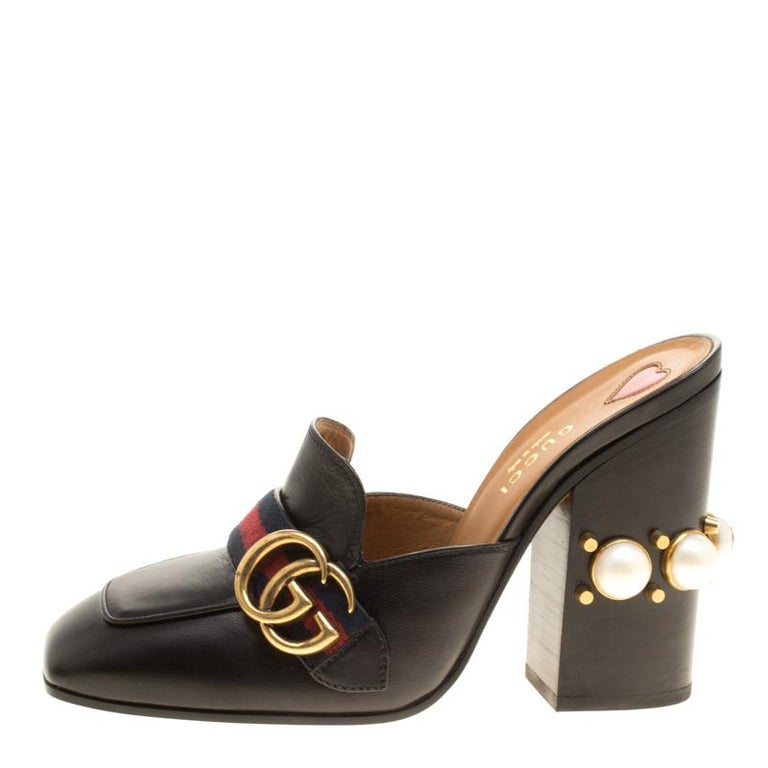 gucci peyton pearl pump