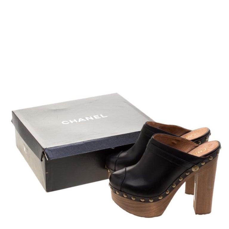 Chanel Patent leather mules & clogs - ShopStyle