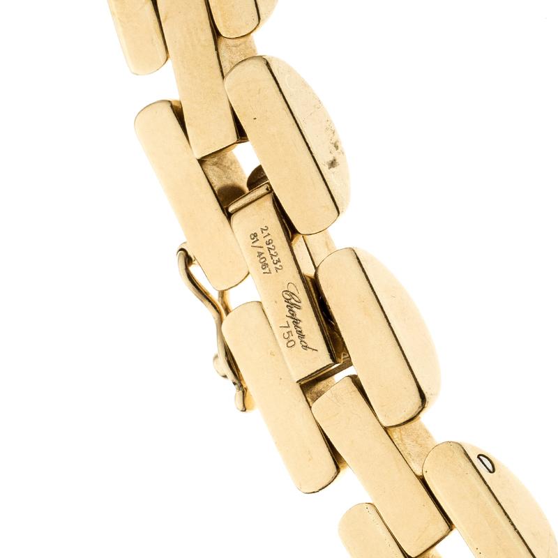 Women's Chopard La Strada Diamond 18K Yellow Gold Chain Link Necklace