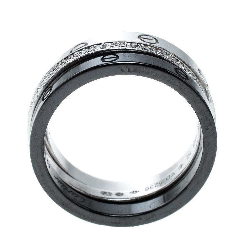 cartier ceramic love ring