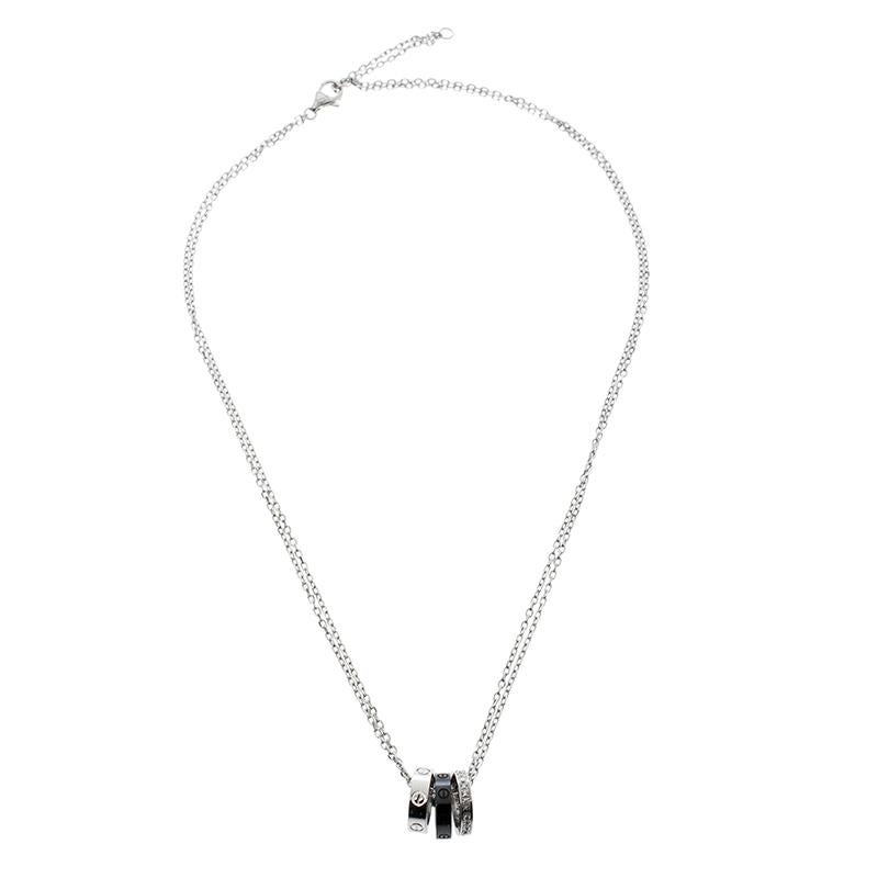 cartier love necklace white gold price