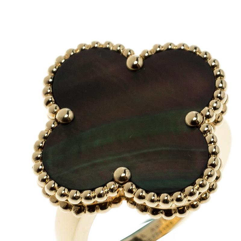 van cleef ring black