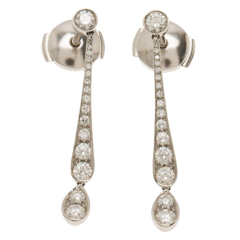 Tiffany & Co. Jazz Diamond Platinum Earrings