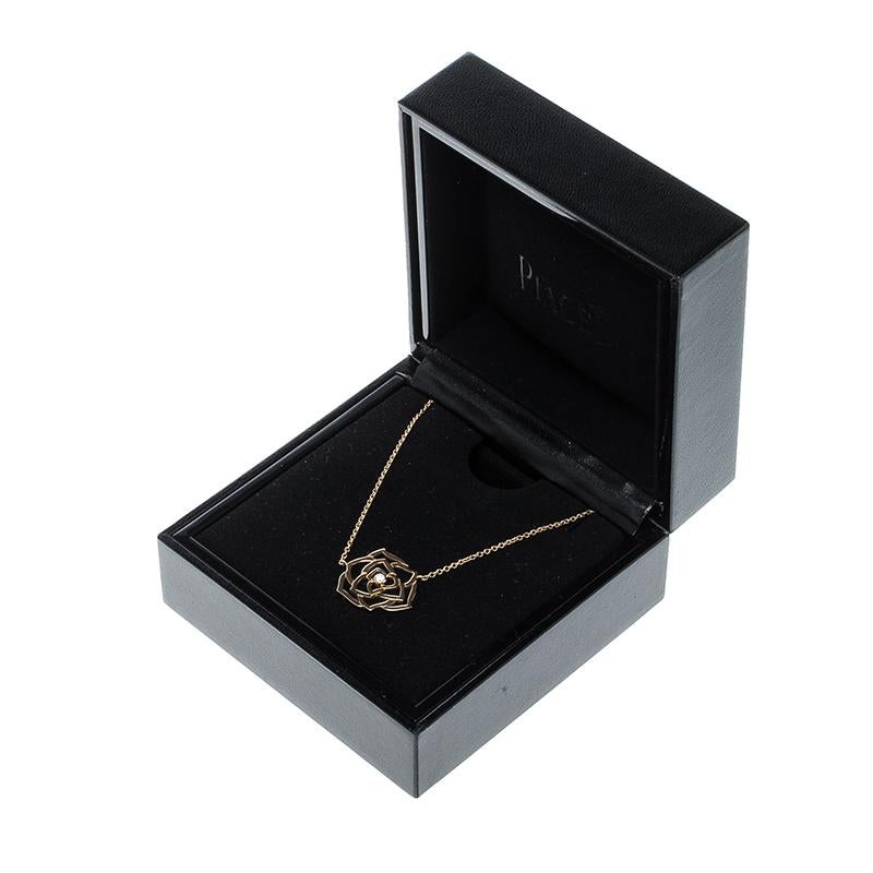 Piaget Rose Diamond 18k Rose Gold Necklace 2