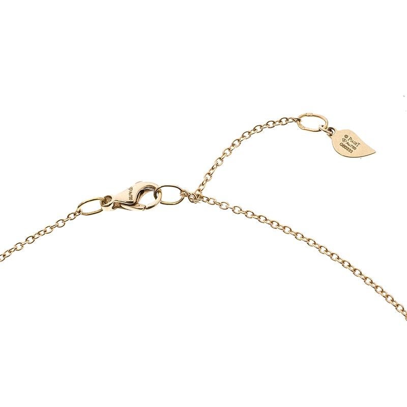 Women's Piaget Rose Diamond 18k Rose Gold Necklace