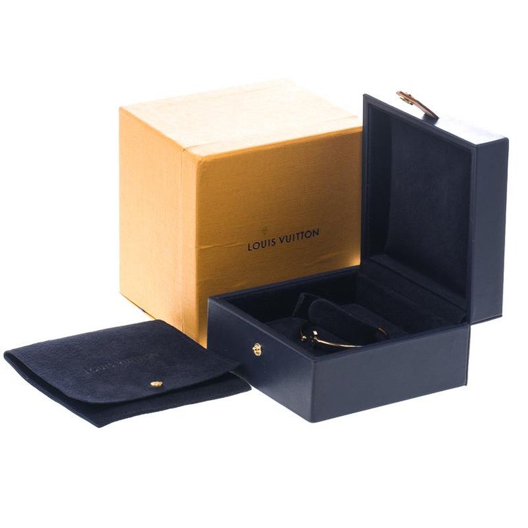 Louis Vuitton 18k Yellow Gold and Diamond Idylle Blossom Twist Bracelet -  Yoogi's Closet