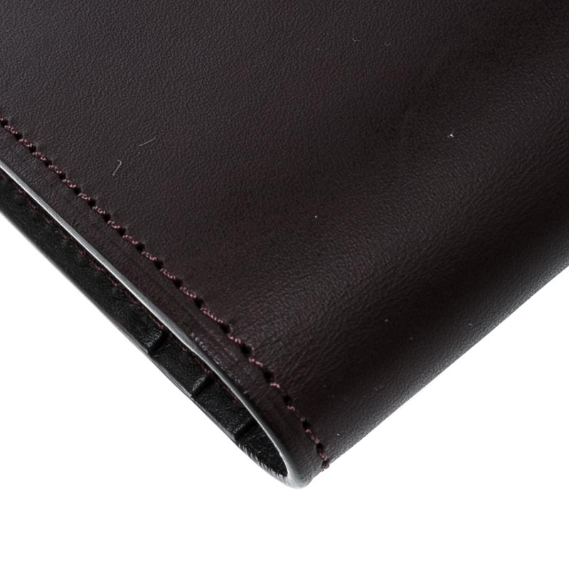 Louis Vuitton Burgundy Leather Brazza Wallet 3
