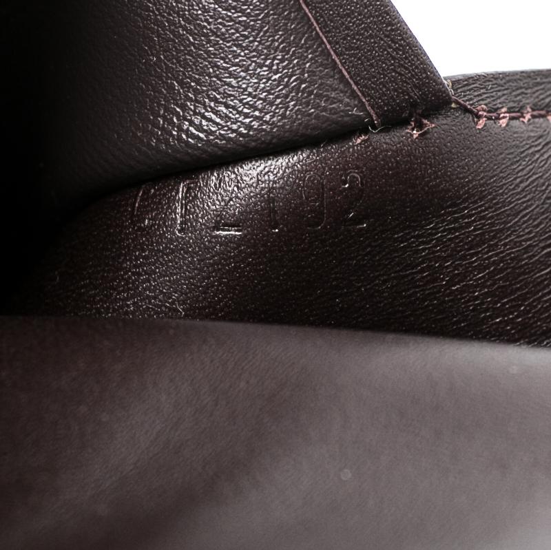 Louis Vuitton Burgundy Leather Brazza Wallet 4