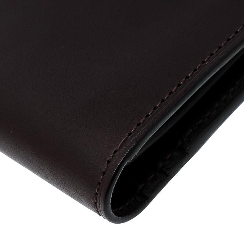 Louis Vuitton Burgundy Leather Brazza Wallet 5