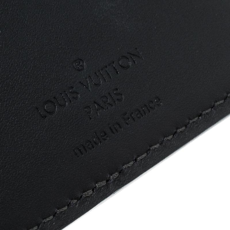 Louis Vuitton Black Leather Brazza Wallet 3