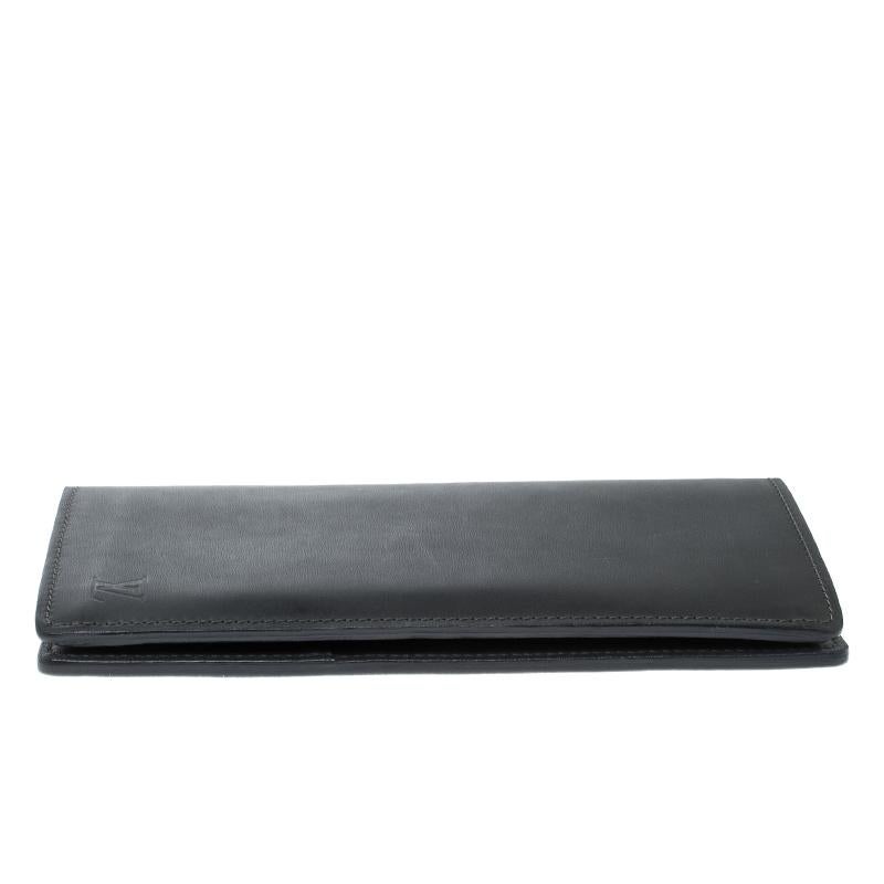 Men's Louis Vuitton Black Leather Brazza Wallet