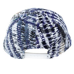 Chanel Multicolor texturierte verschönerte Baseballkappe