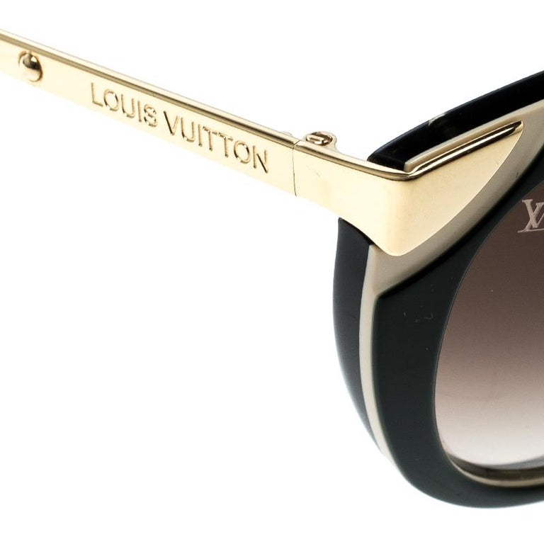 Louis Vuitton Green/Brown Gradient Z0779W Cat Eye Sunglasses at 1stdibs