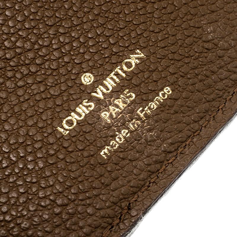 Louis Vuitton Bronze Monogram Empreinte Leather Compact Curieuse Wallet 3
