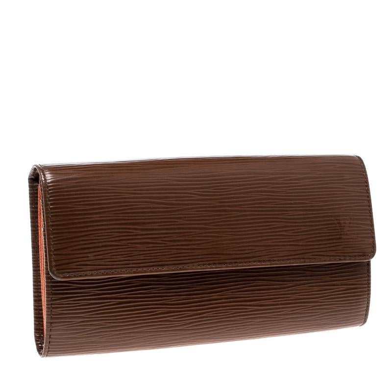 Louis Vuitton Cipango Gold Epi Leather Sarah Wallet 5