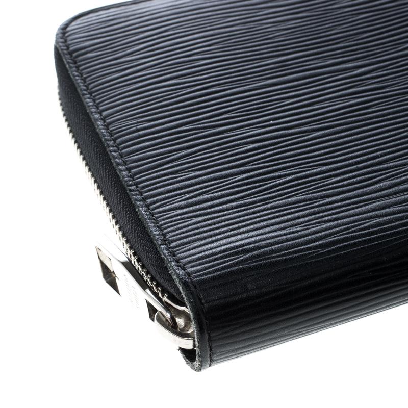 Louis Vuitton Black Epi Leather Zippy Organizer Wallet 5