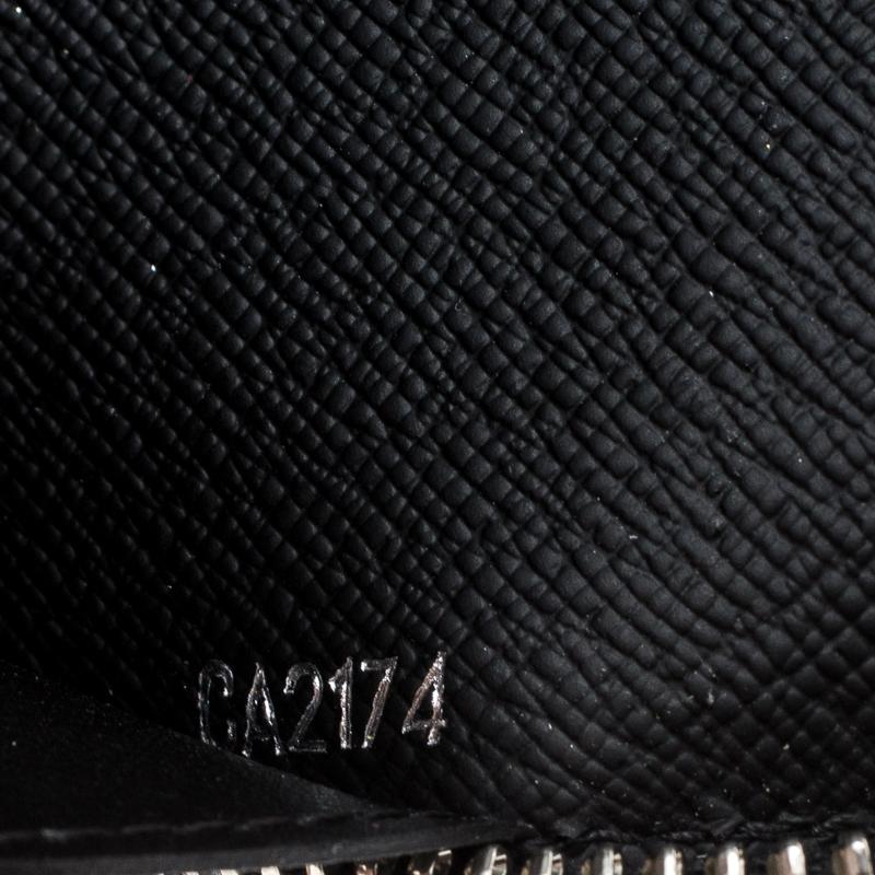 Louis Vuitton Black Epi Leather Zippy Organizer Wallet 4