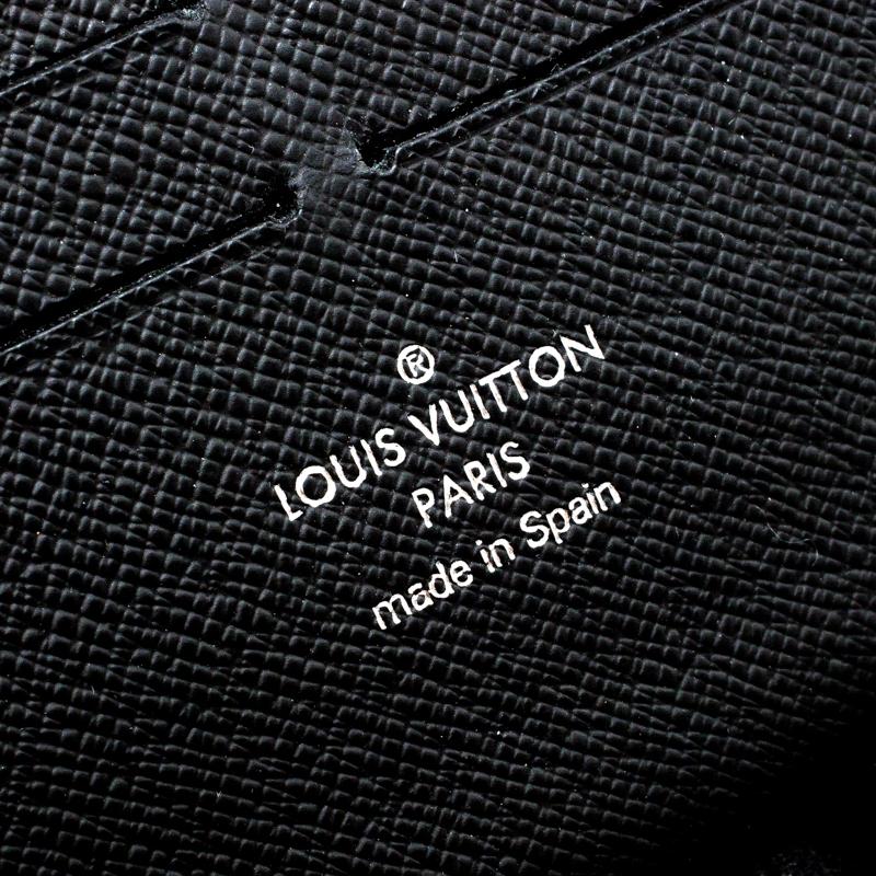 Louis Vuitton Black Epi Leather Zippy Organizer Wallet 1