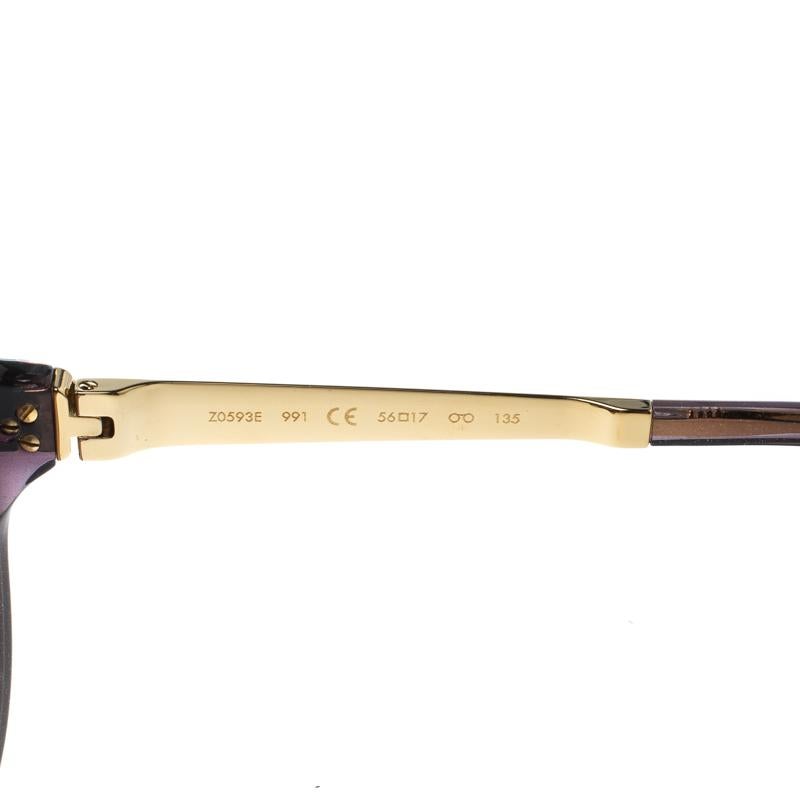 purple louis vuitton glasses