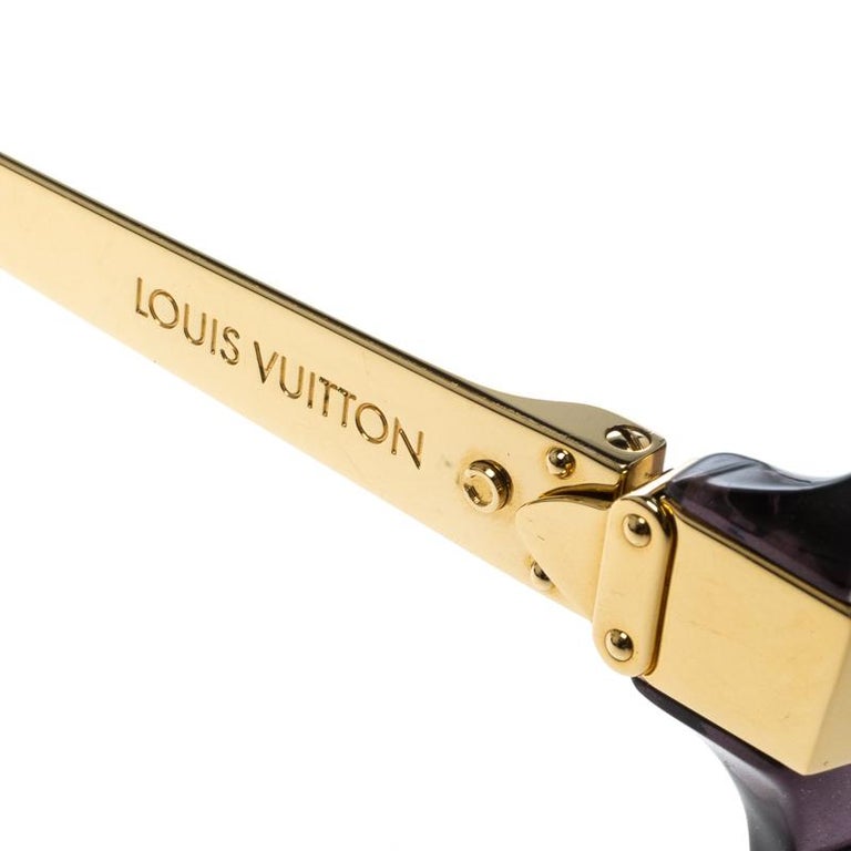 Louis Vuitton Purple/Purple Gradient Z0593E Petite Soupcon Cat Eye  Sunglasses Louis Vuitton