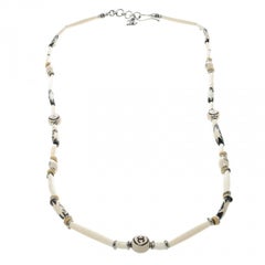 Silver Beaded Necklaces