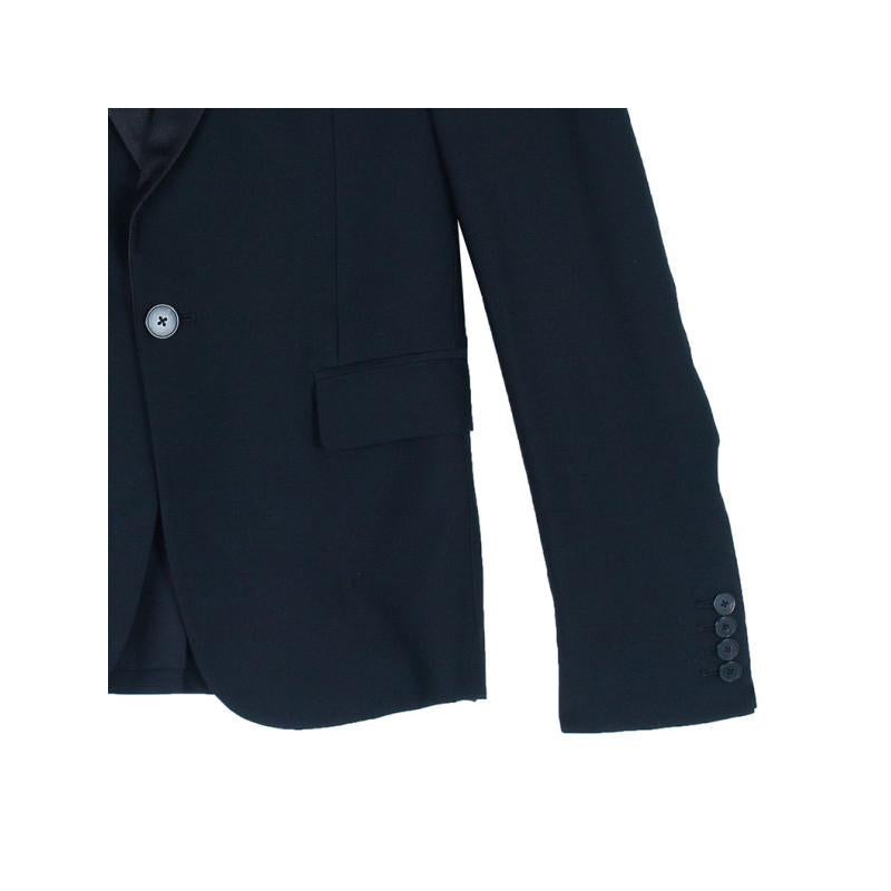 Black Jean Paul Gaultier Men's Tuxedo Woven Jacket S