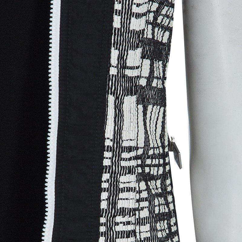 Chanel Monochrome Textured Short Sleeve Jacket S 1
