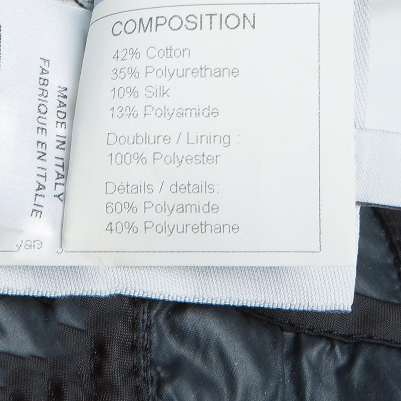 Chanel Monochrome Textured Short Sleeve Jacket S 3
