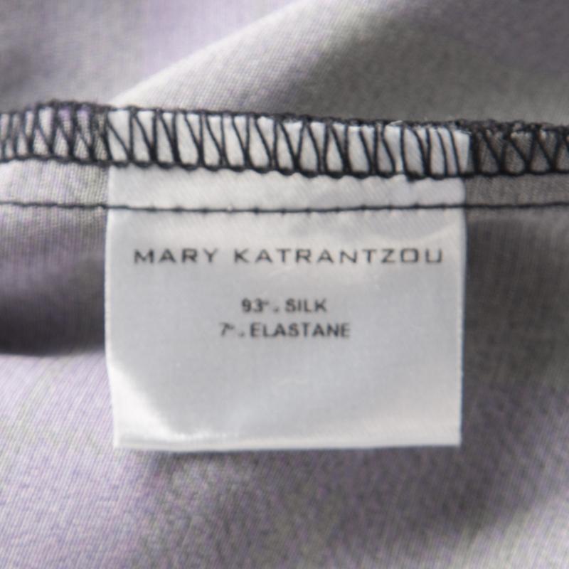 Mary Katrantzou Multicolor Check and Jewel Print Murray Sheath Dress M 1