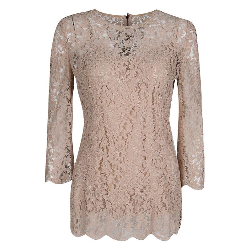 Dolce Gabbana Lace Blouse - 22 For Sale on 1stDibs | dolce 