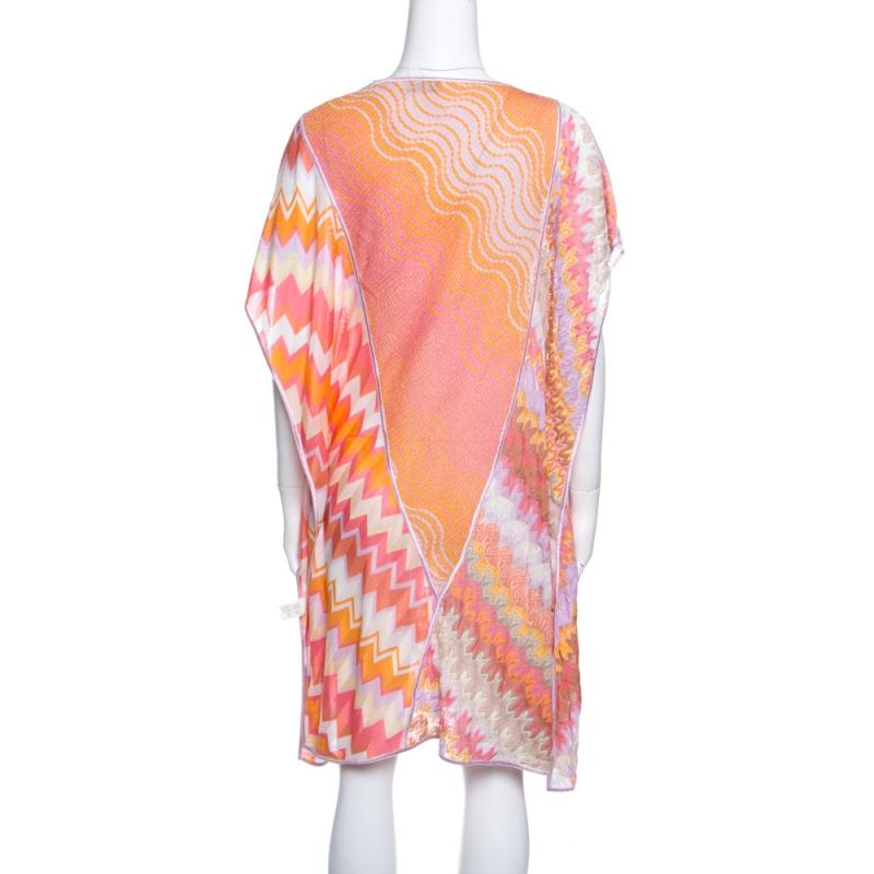 Get the party started in this Missoni Kaftan tunic. Made from blended fabric, it is second to none. Be it any event; this multicoloured piece will be your first choice.

Includes: The Luxury Closet Packaging

