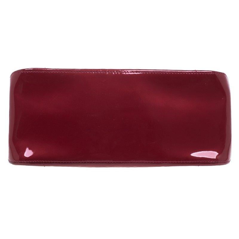 Louis Vuitton Red Monogram Vernis Rosewood Avenue Bag 12