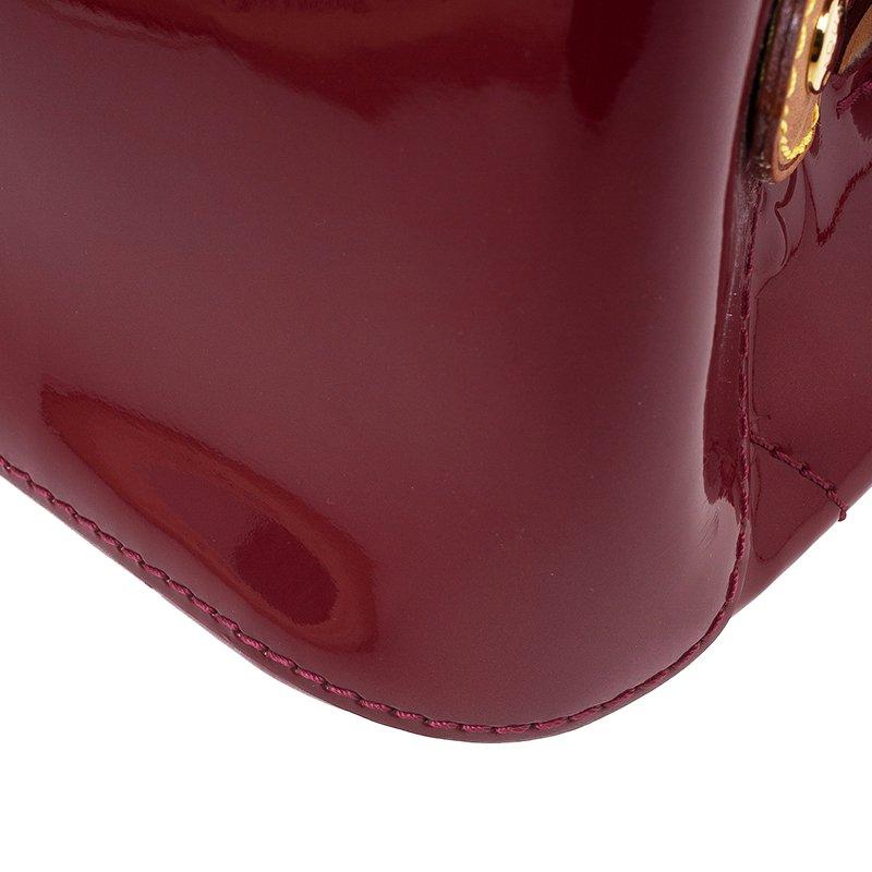 Louis Vuitton Red Monogram Vernis Rosewood Avenue Bag 6